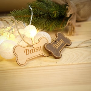 Dog Keepsake Ornament Bone, Pet Memorial Gift for Christmas, In Loving Memory, Sympathy Dog Loss Gift, Pet Passing Away, Dog Remembrance
