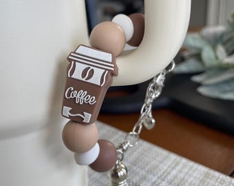 Tumbler Cup / Purse / Backpack COFFE FIRST THEME Charm Set