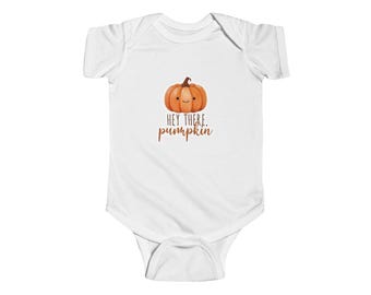 Pumpkin Baby Bodysuit, Halloween Infant Cute Outfit, Fall Baby Clothes, Pumpkin Patch Baby Romper, SIZES Newborn - 24 Months