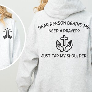Dear Person Behind Me Hoodie, Aesthetic Sweatshirt, Dear Person Behind Me Sweatshirt, Positivity Sweatshirt, Words on back Hoodie