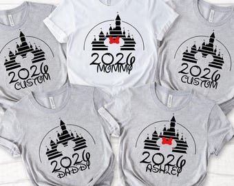 Disney 2026 Shirt, Family Disney Trip Shirts, Disneyworld Outfit, Mickey Minnie Shirt, Disney Vacation Tee, Matching Family Disneyland Shirt