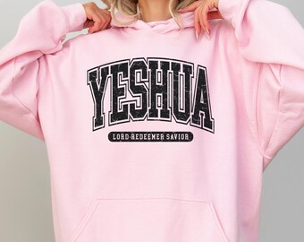 Vintage Yeshua Sweatshirt, Christian Yeshua Sweatshirt, Religious Sweatshirt, Aesthetic Faith Clothing, Jesus Apparel, Bible Verse Sweater
