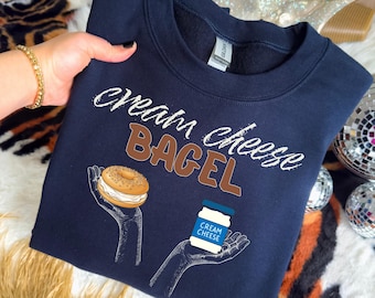 Cream Cheese Bagel 67 Meme Gen Slang Sweatshirt Unisex Hoodie
