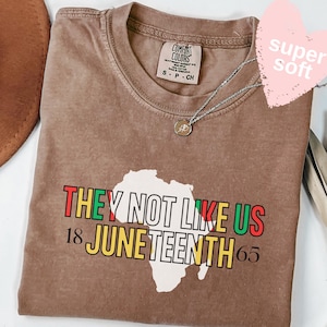 T-shirt à lèvres Juneteenth Comfort Colors, noirceur, chemise Juneteenth, Black Lives Matter, chemise afro-américaine, t-shirt carte Juneteenth, t-shirt femme noir