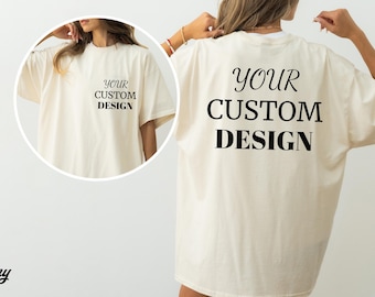 Comfort Colors® Custom Personalized T-Shirt with Name or Message - Perfect Gift for Birthdays,Anniversaries, Weddings, and Special Occasions
