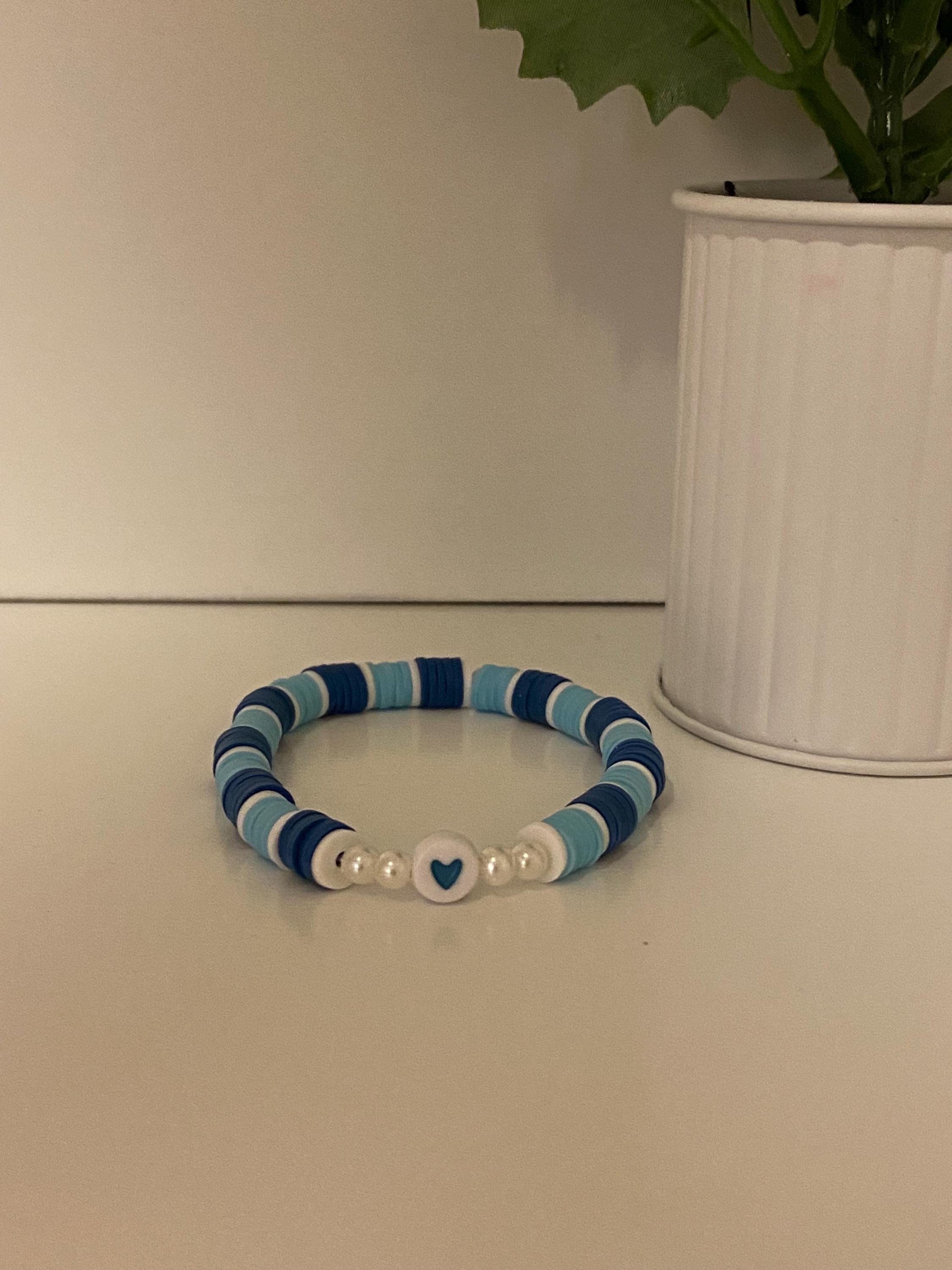 LOVE HEART BLUE BRACELET