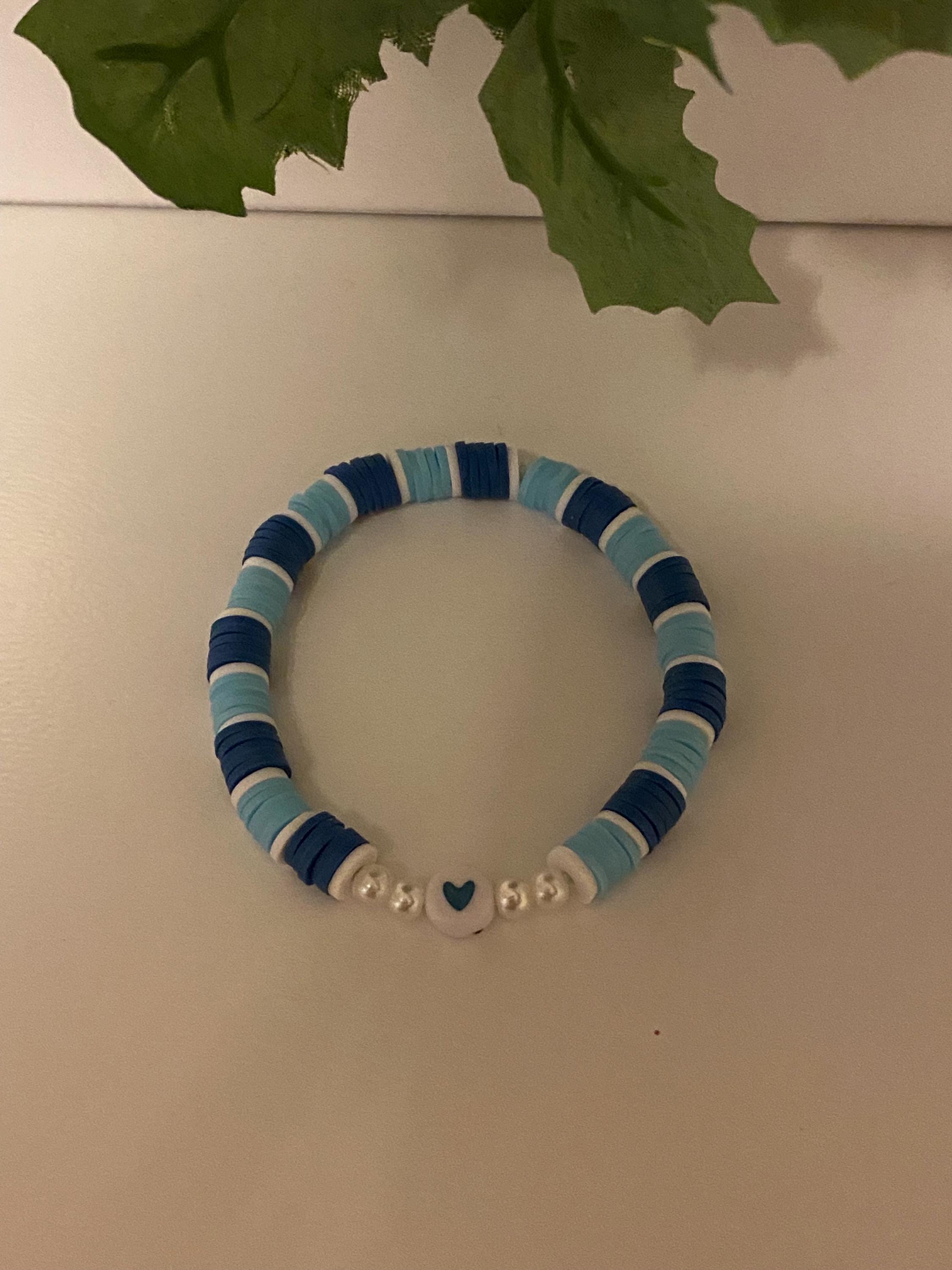 Blue Hearts Woven Bracelet main image 1