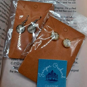 Galaxy Wars Cabochon Earrings
