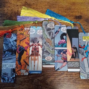Superhero Wooden Bookmarks