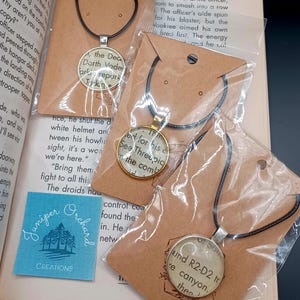 Galaxy Wars Cabochon Necklaces
