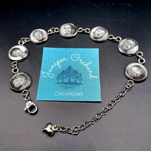 True Crime Mugshot Cabochon Bracelet