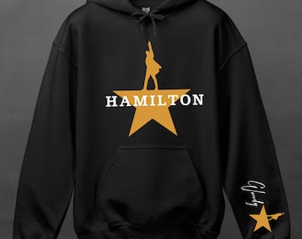 Personalized Hamilton Hoodie: American Musical Shirt, Adult & Youth, S - 5XL