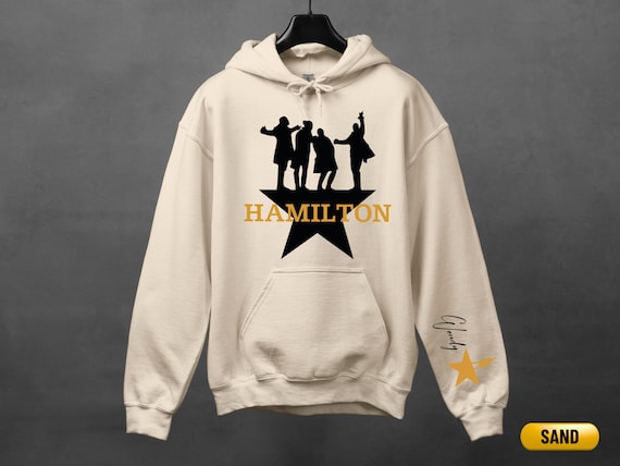 Personalized Hamilton Hoodie: American Musical Shirt, Adult & Youth,  S - 5XL