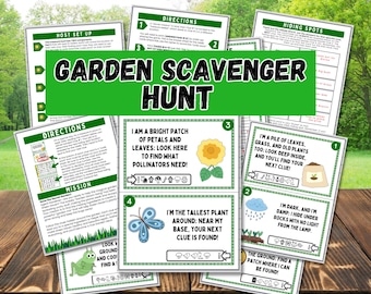 Outdoor Scavenger Hunt for Older Kids, Teens, Printable Download with Secret Puzzle Decoder, Riddles, Outdoor Fun, Treasure Hunt