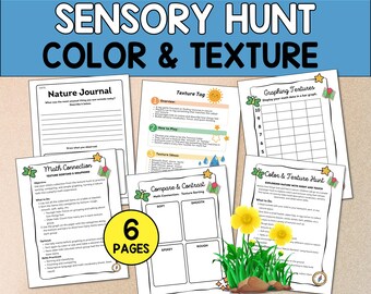 No Prep Nature Pack, Homeschool Nature Kit with Math Activity, Observation Chart, Movement Game, Nature Journal Page, Kids Nature Study, PDF
