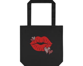 Borsa tote Red Kiss - Nera