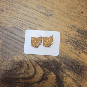 The buckeye state, OSU, Ohio State Stud earrings