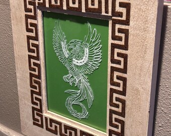 Quetzalcoatl feathered serpent