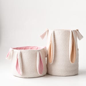 Personalisierter Plüschtier-Korb | Personalisierte Baby Geburtstagsgeschenk | Baby Tuch Korb | Spielzeug Aufbewahrungskorb | Aufbewahrungskorb | Organisator