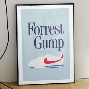 Forrest Gump Poster - Movie Poster, Minimalist Movie Poster, Forrest Gump Poster, Movie Poster, Wall Decor, Movie Frame