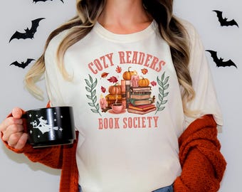 Cozy Readers Book Society Tee | Bookish | BookTok |