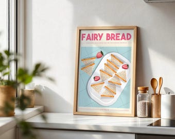 Fairy Bread Art Print: Australian Foodie Poster (Digital Download)