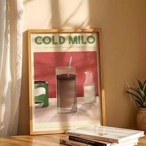 Milo Art, Australian Food Art, Foodie Wall Art, Aussie Poster, Australian Printable Art, Funny Aussie Gift, Australian Digital Print