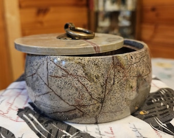 Beautiful and Unique Picture Jasper jewelry box