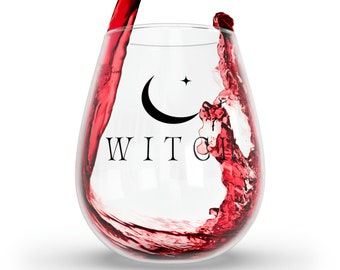 Witch Stemless Wine Glass, 11.75oz