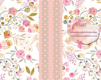 Gorgeous floral composition notebook! PDF