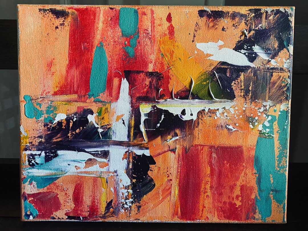 高感度ショップで2023年売れたブランド Abstract Acrylic Original Art Etsy - 絵画