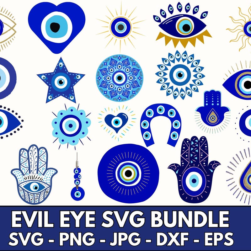Evil Eye Svg - Etsy