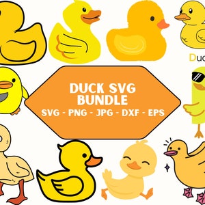 Duck Svg Bundle, Rubber Ducky Svg, Rubber Duck Svg, Duck Clipart, Duck Cut File, Duck Png, Rubber Duck Clipart, Yellow Duck Svg, Svg