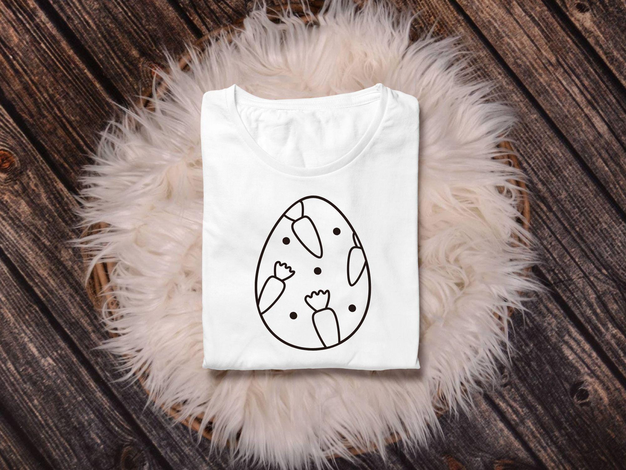 Easter Egg SVG Bundle: Silhouette Vector Cut Files (digital Download ...
