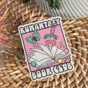 Romantasy Book Lover Vinyl Sticker | Stickers for book lovers | Fantasy book lover stickers