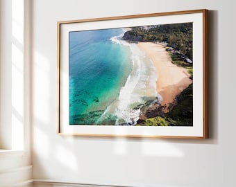 Australian Ocean Landscapes Prints, Bigola Beach Digital Picture, Coastal Wall Art Poster, Seascape Printable Photo, Beachy Room Decor Ideas