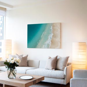 Beach Ocean Wall Art, Aerial Coastal Canvas Prints, Western Australia Beach Prints, Beach Scene Photography, Bunker Bay Printable Pictures