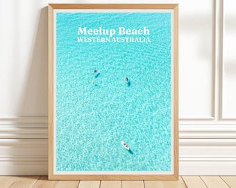 Beach Photo Wall Art, Ocean Canvas Artwork Digital, Western Australian Art Prints, Coastal Home decor, Aerial Landscape Poster Printable