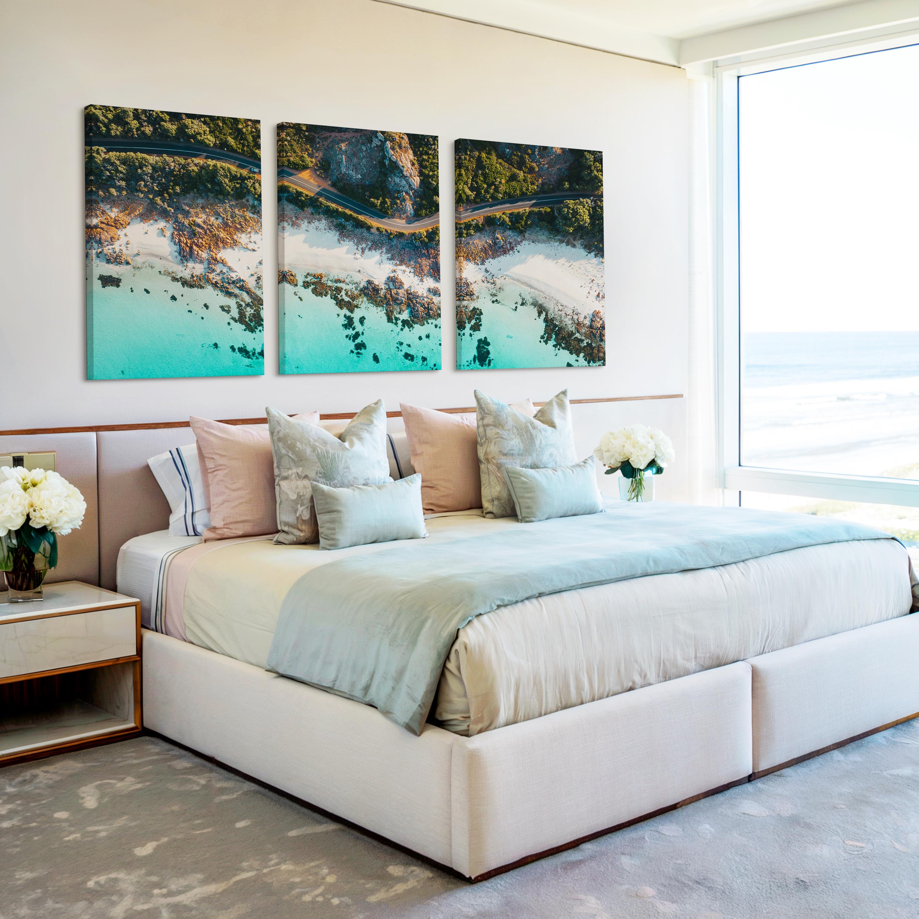 Beach Set of 3 Artwork, Western Australia Prints Digital, Three Piece Wall Art, Beachy Poster House Art Decor, Aerial Landscape Photography