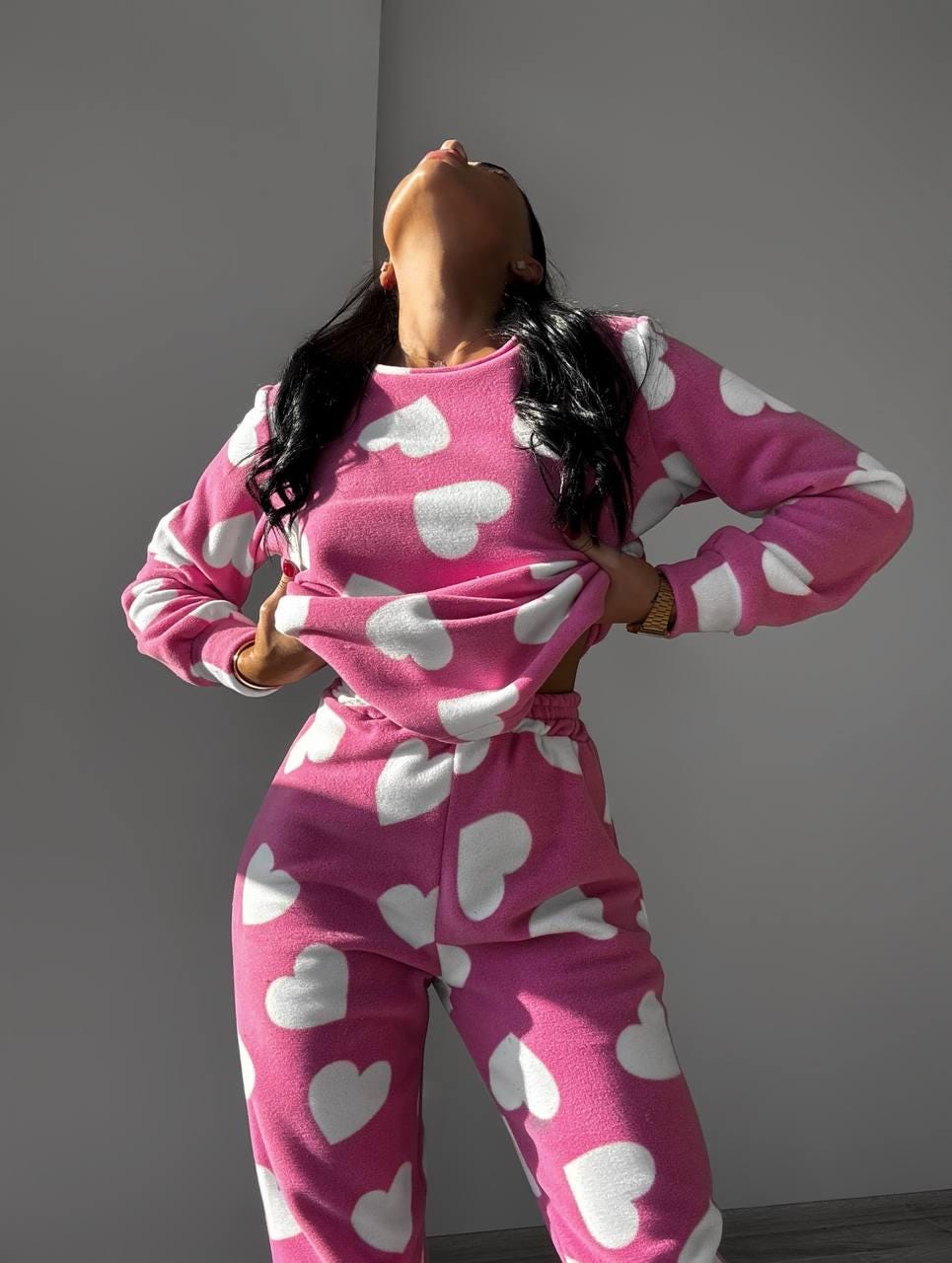 Warm Pajama Set Etsy UK