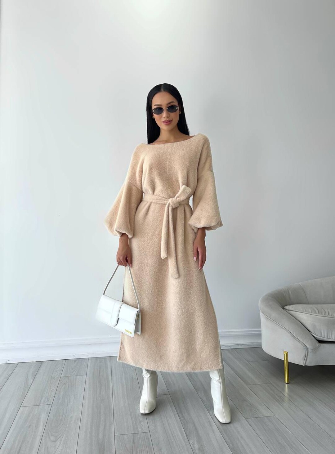 ACTIVE HIBERNATION WOVEN MIDI DRESS main image 1