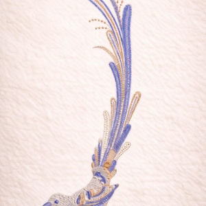 Peacock Bird Embroidery Design: Elegant Machine Pattern (Digital Download)