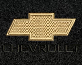 Classic Bowtie Logo Machine Embroidery Design (4x2 Inch) – PES, DST Files