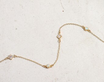 Diamond and Opal Station Chain