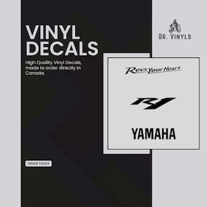 Yamaha R1 - Decal Kit - Minimalist Edition | Aftermarket Vinyl Decals