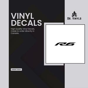 Yamaha R6 Decal (2017+) | Aftermarket Vinyl Decals x2