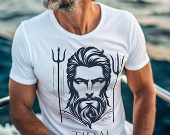 Poseidon T-Shirt: Tidal Greek God Tee, Mythology Apparel