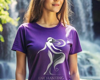 Betoverend Aphrodite-T-shirt: modern, minimalistisch Grieks godinontwerp