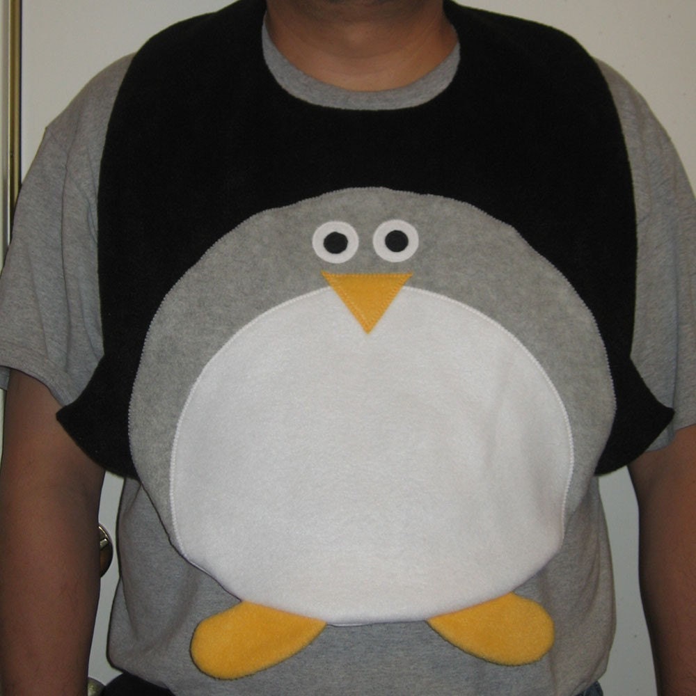 Penguin Bib - Etsy