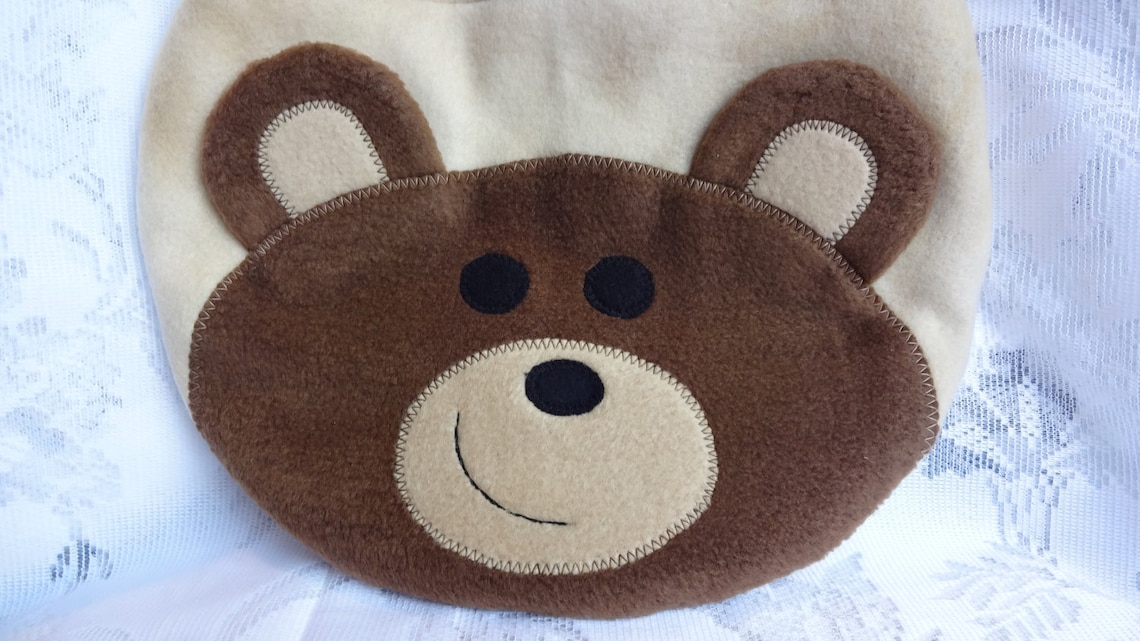 Teddy Bear Purse, Brown Bear Bag, Toddler Girl Children Purse, Kids
